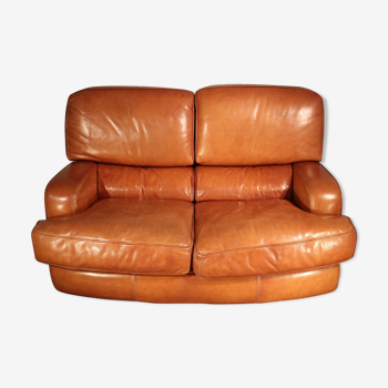 1970s leather sofa