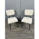 PAIR OF WOOL CHAIRS
