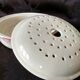 Hollow plate fruit drain - sarreguemines earthenware "calcutta"