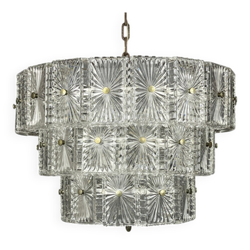Vintage crystal chandelier, Italy, 1960s