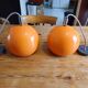 Paire de suspensions ou d'appliques vintage erco dmi