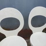 Pair of Baumann chairs, "seagull" model