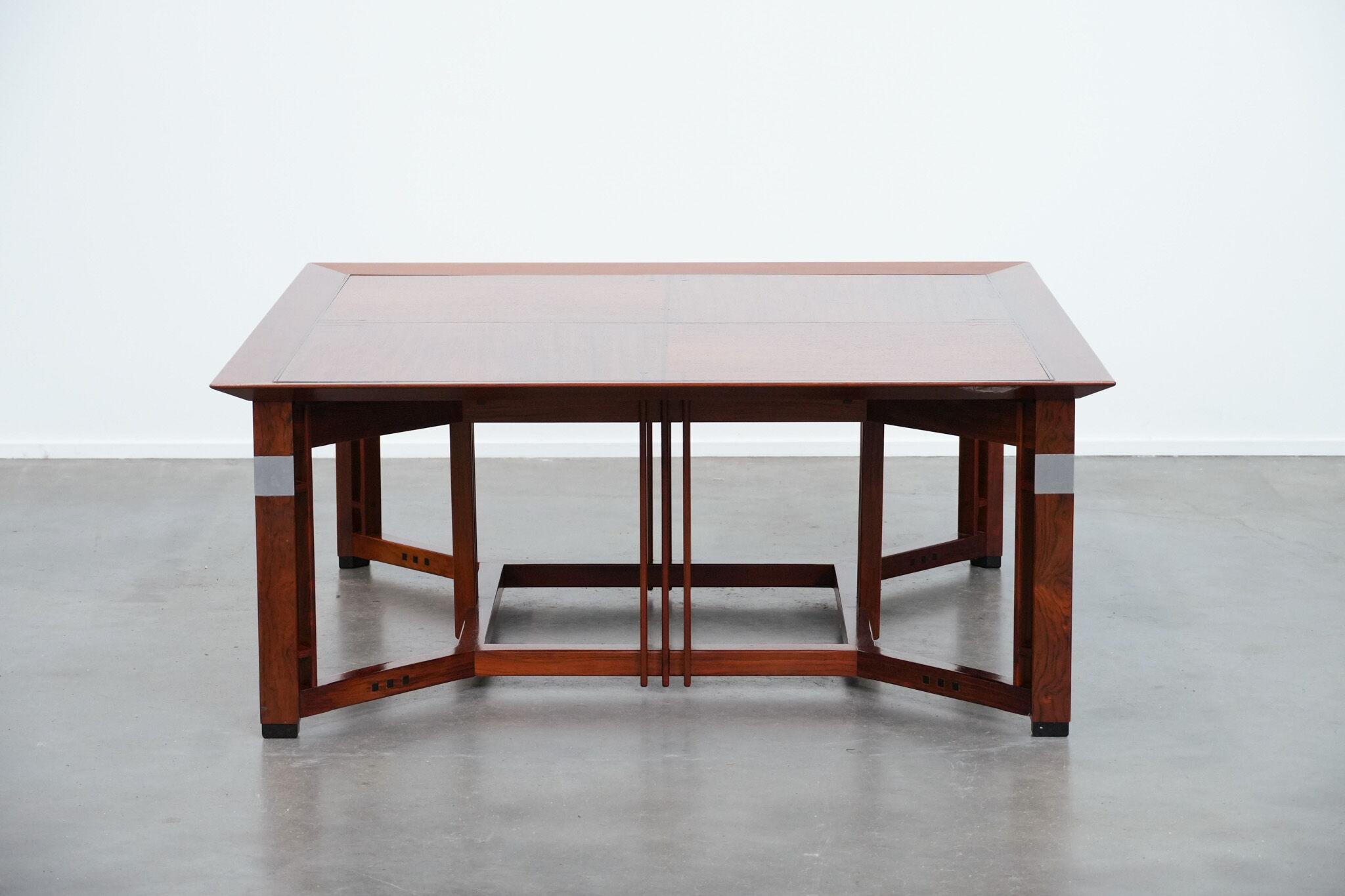 Beautiful and large square Art Deco coffee table