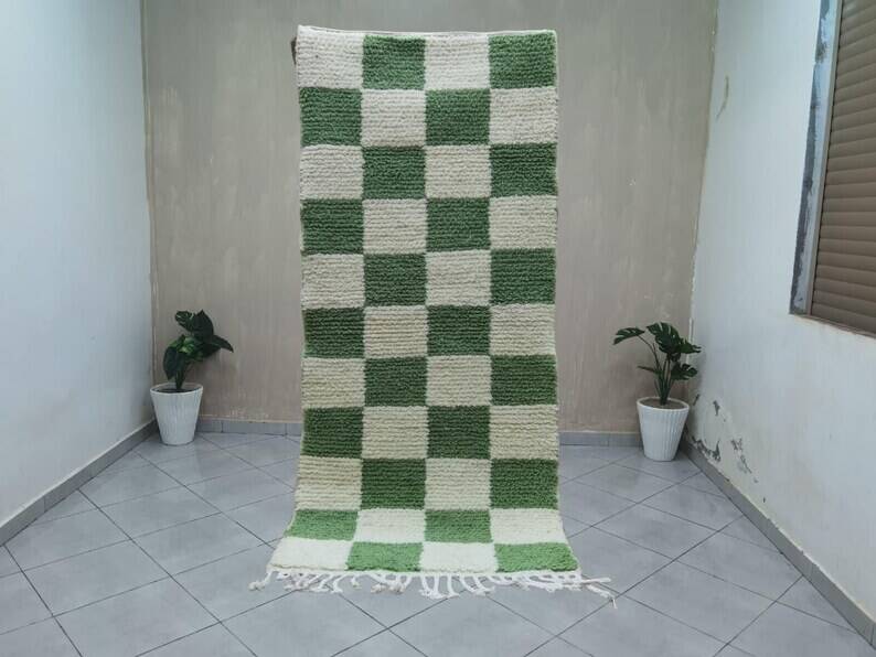 Handmade runner rug 300cm x 90cm