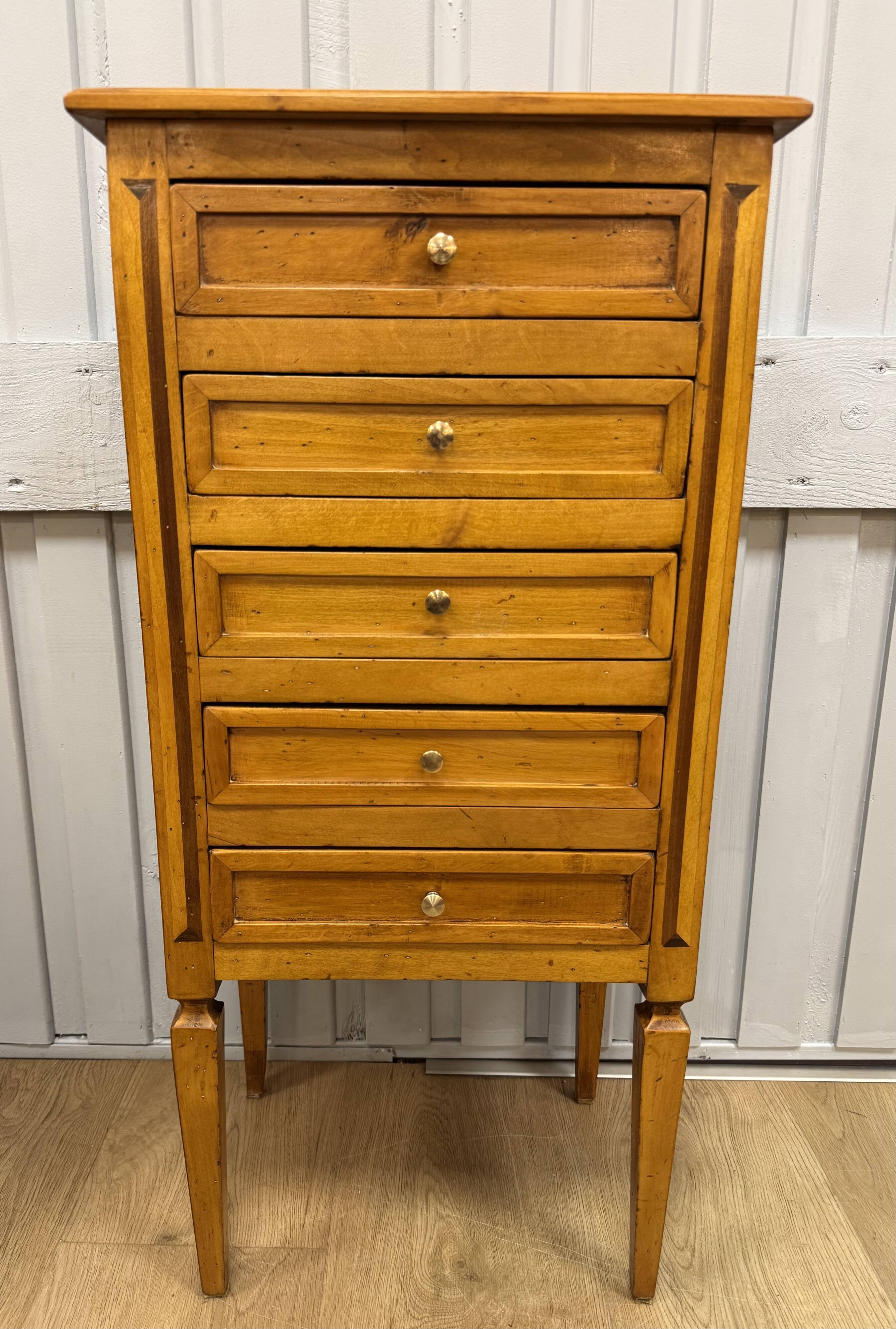 Louis XVI style chest of drawers
