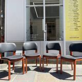 4 chaises de salle à manger années 60
