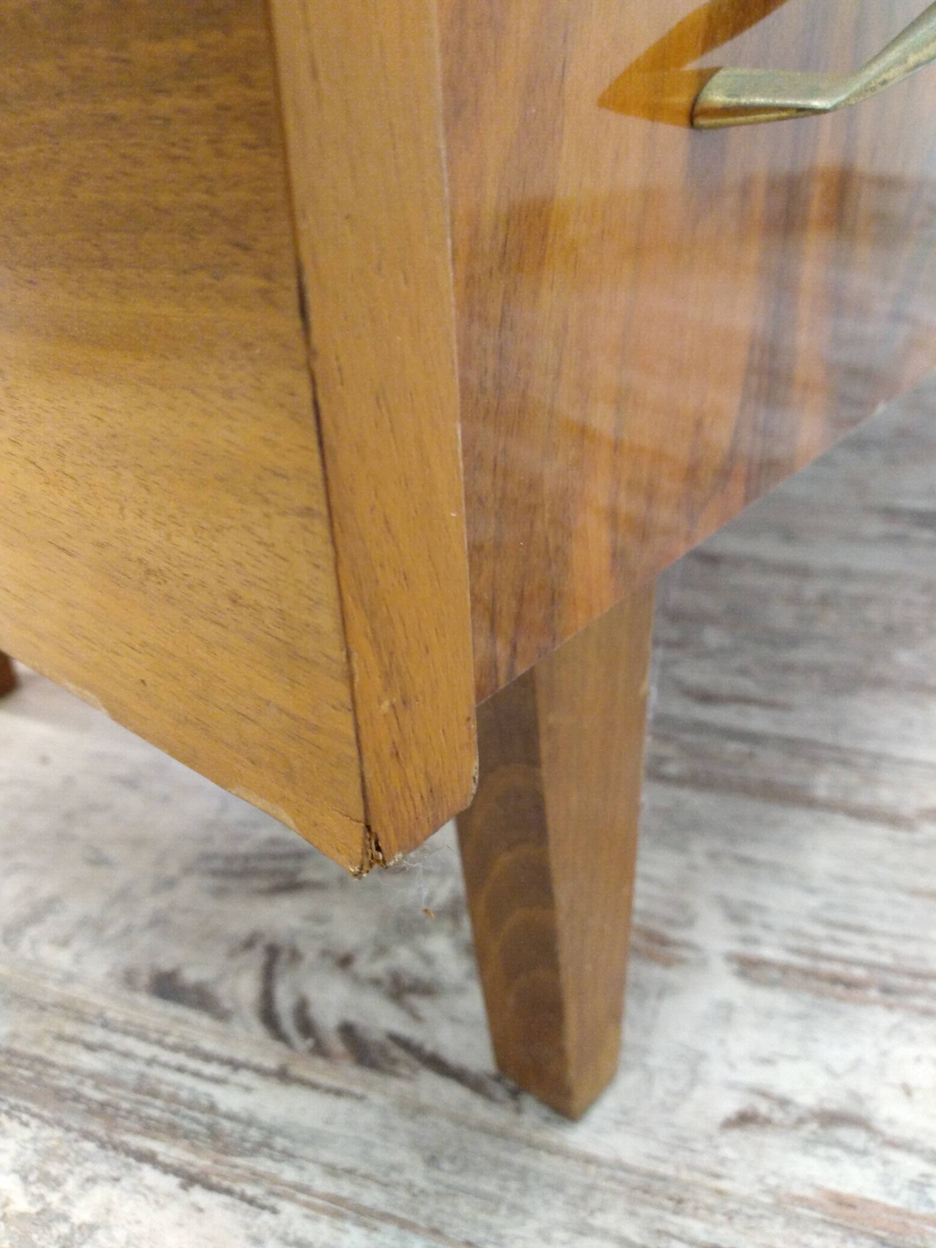 Vintage lacquered chest of drawers