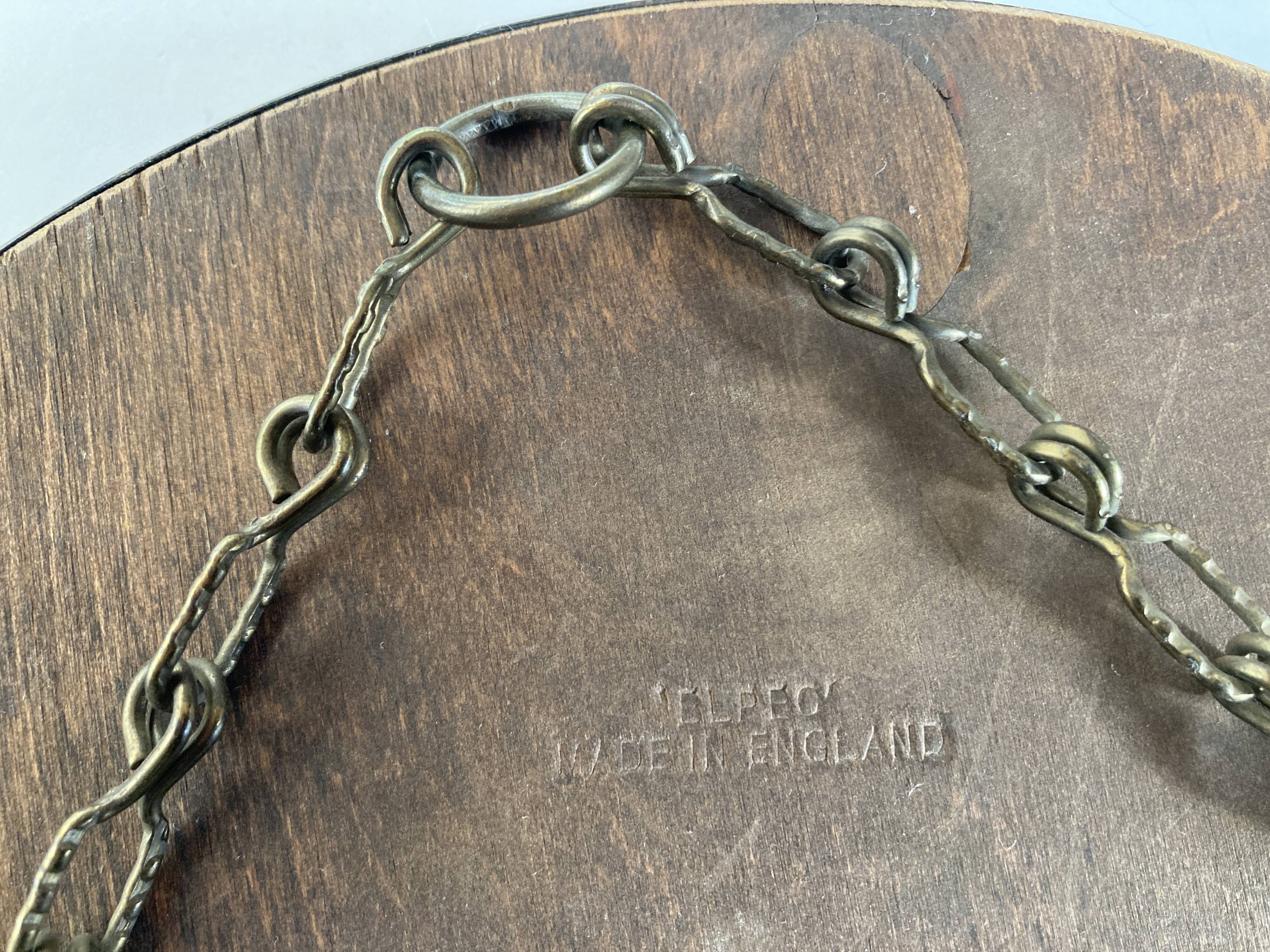 1970 England Metal Witch Mirror