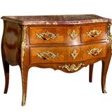 Louis XV Style Marquetry Commode