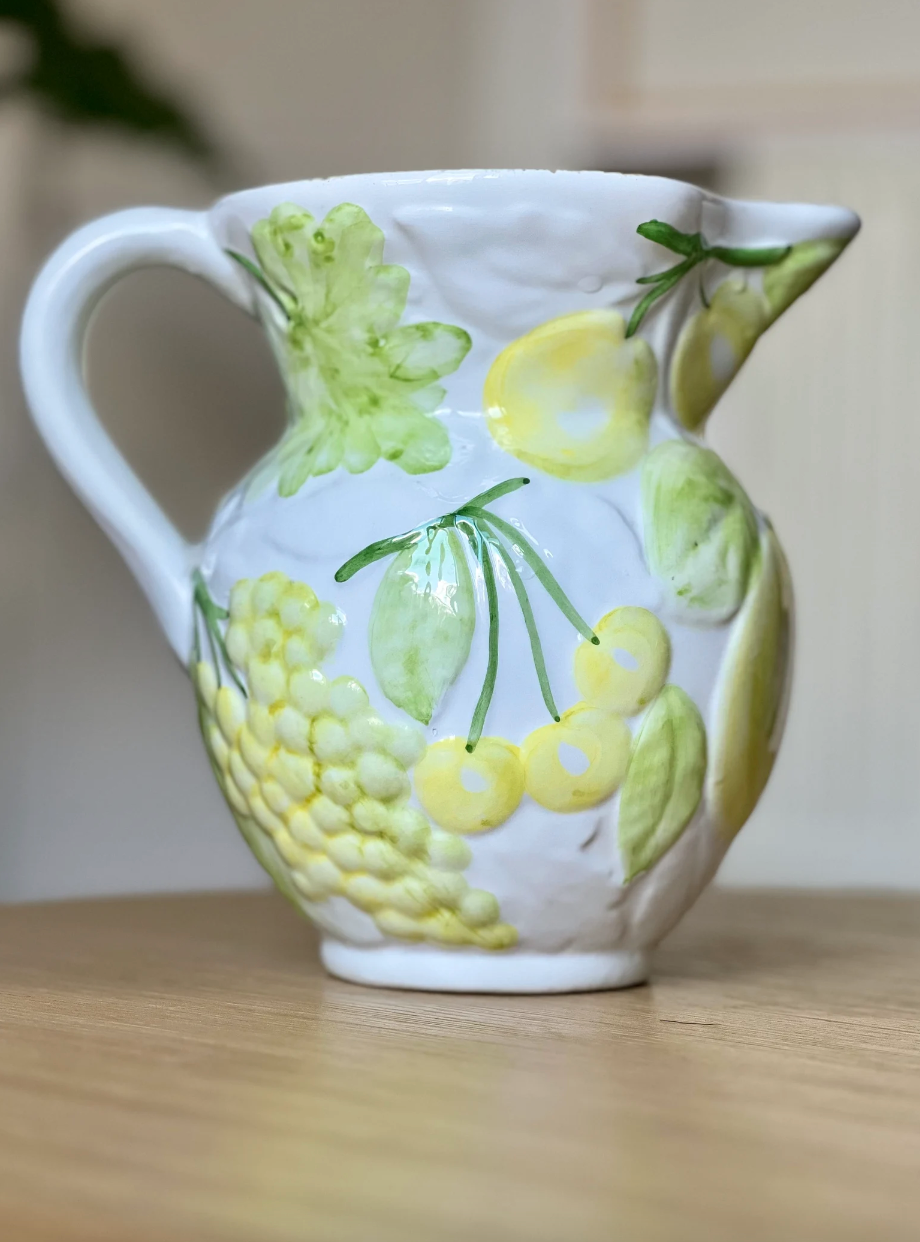 Large pitcher in slip Chaumette Italy