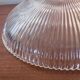 Abat-jour verre nervuré années 50
