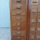 Apothecary or trade cabinet in fir with 53 drawers.