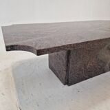 Granite coffee table, 1980s