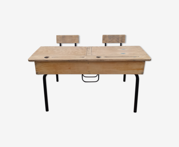 Bureau double écolier