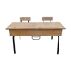 Double schoolboy desk