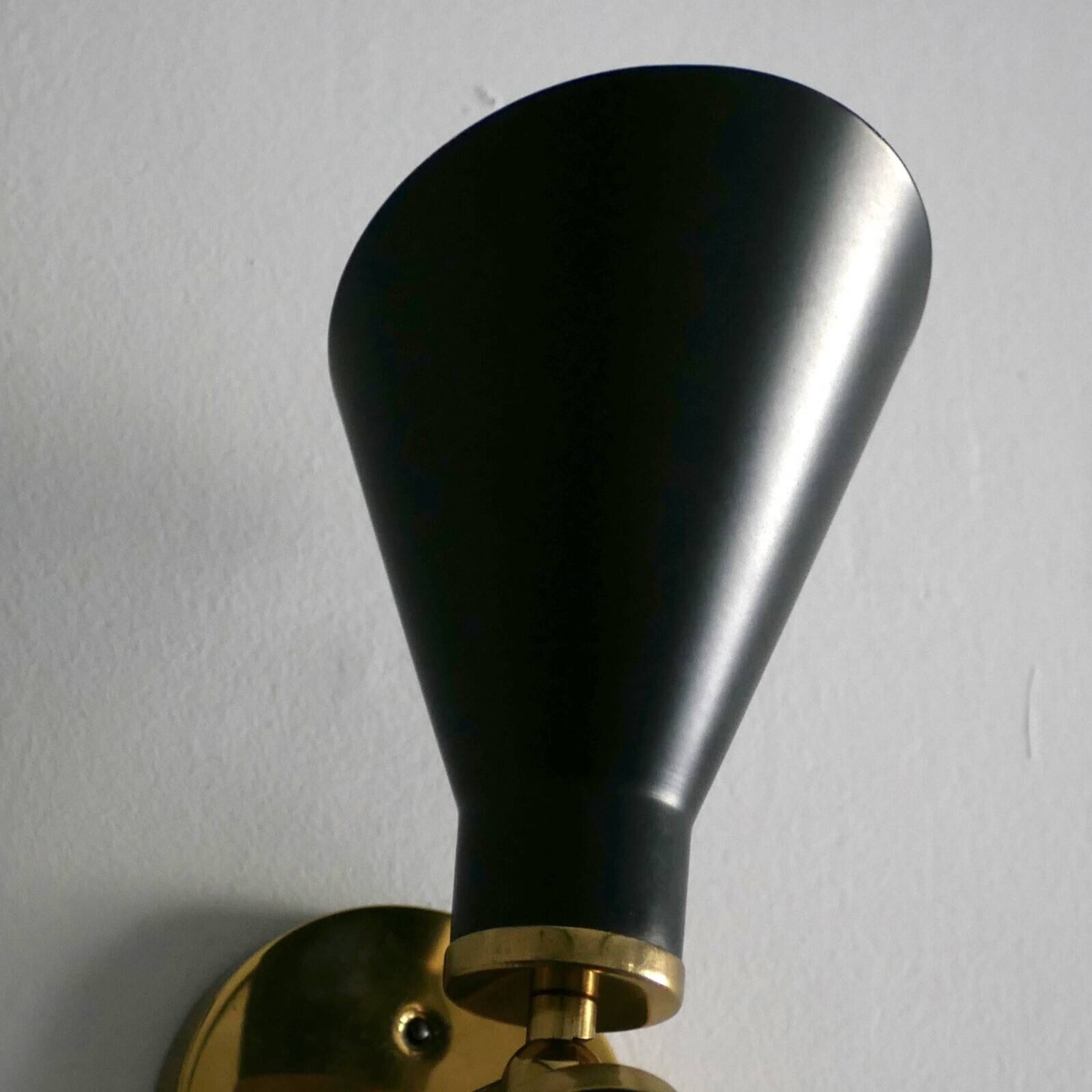 Applique murale italienne en laiton des années 1950 – Modèle 131 de Gino Sarfatti Arteluce - Design