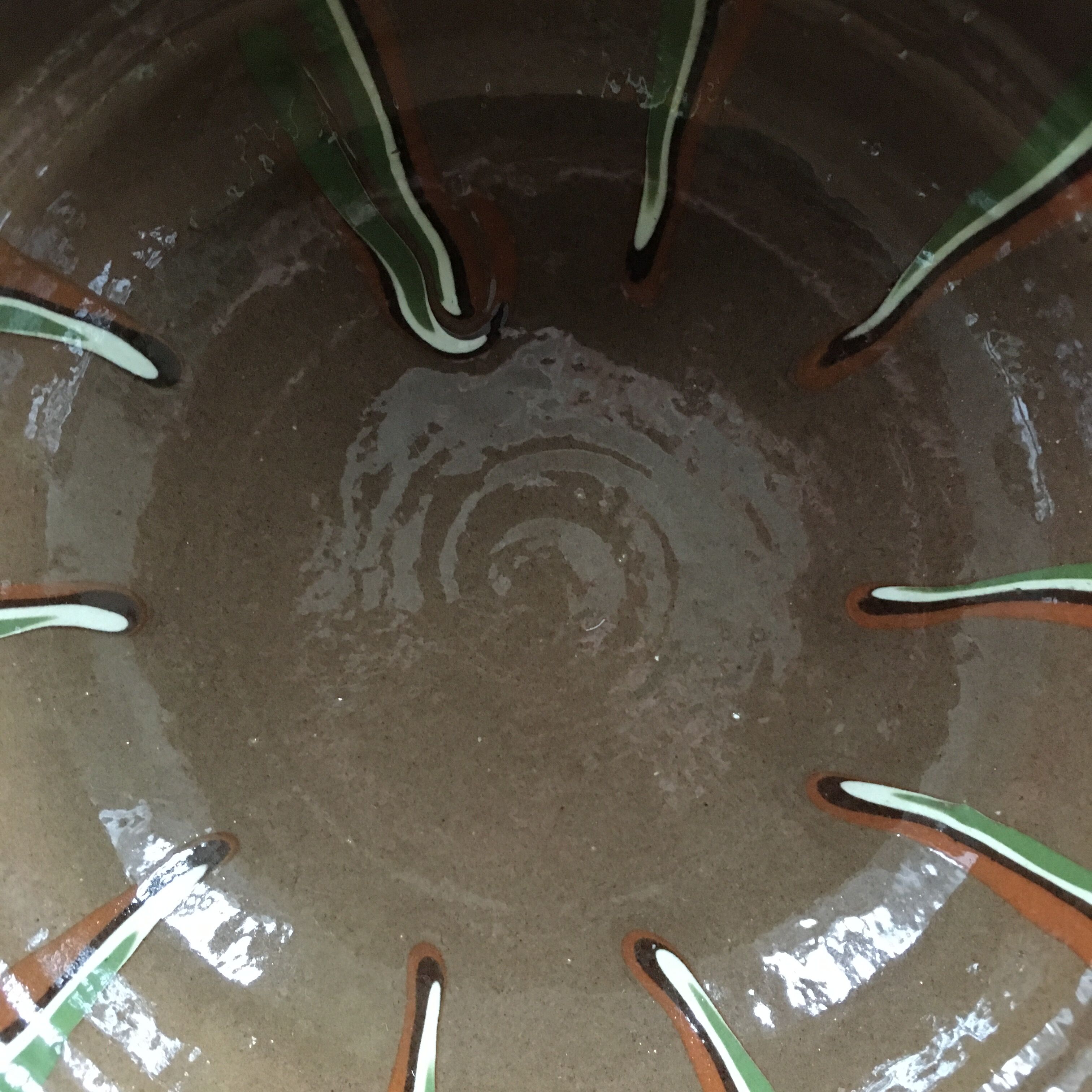 Saladier terre cuite mélangée