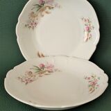 2 mini porcelain bowl plates