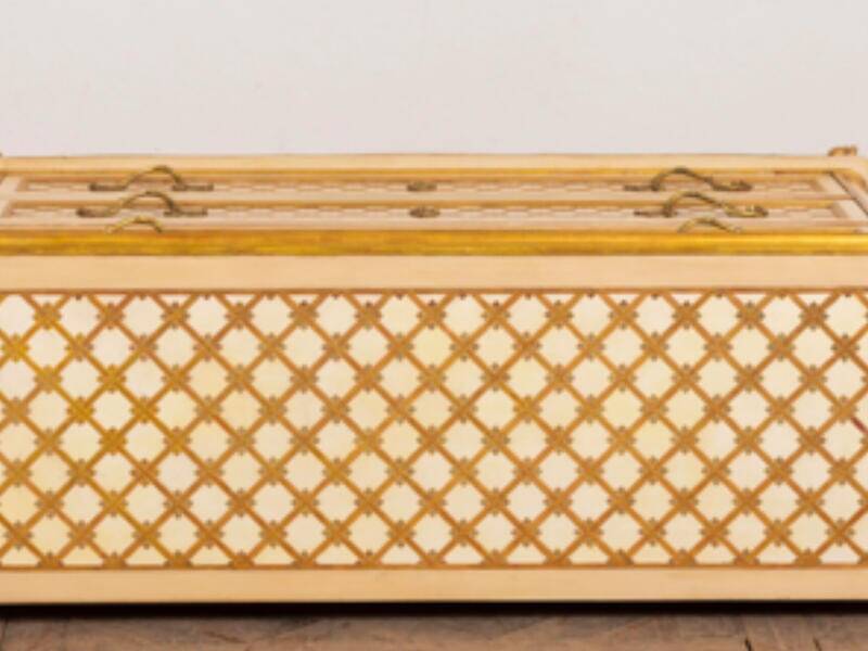 Commode de style Louis XV - Vénitienne peinte