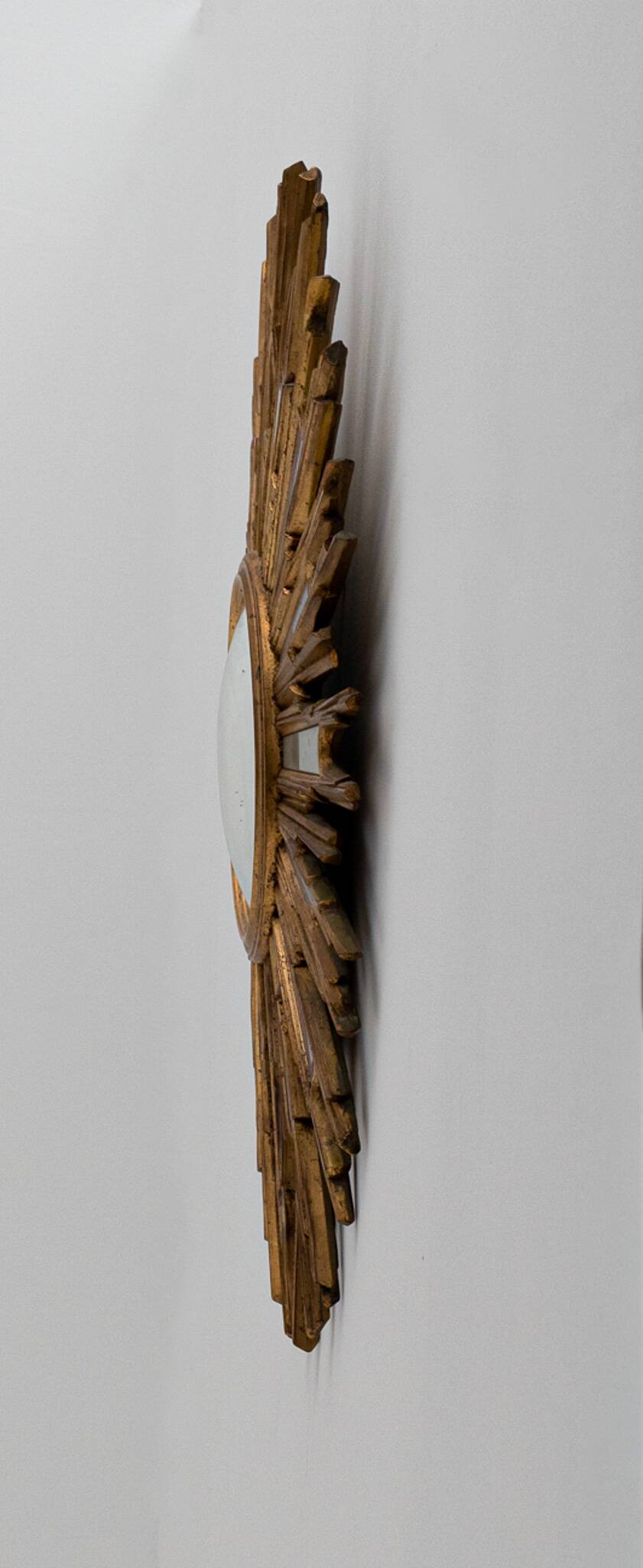 Rare oval convex sun mirror (3 pieces available)