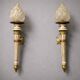 Pair of wall sconces in Louis XVI style – decorative torches