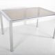 Vintage Roche Bobois table in chrome and smoked glass, 70s