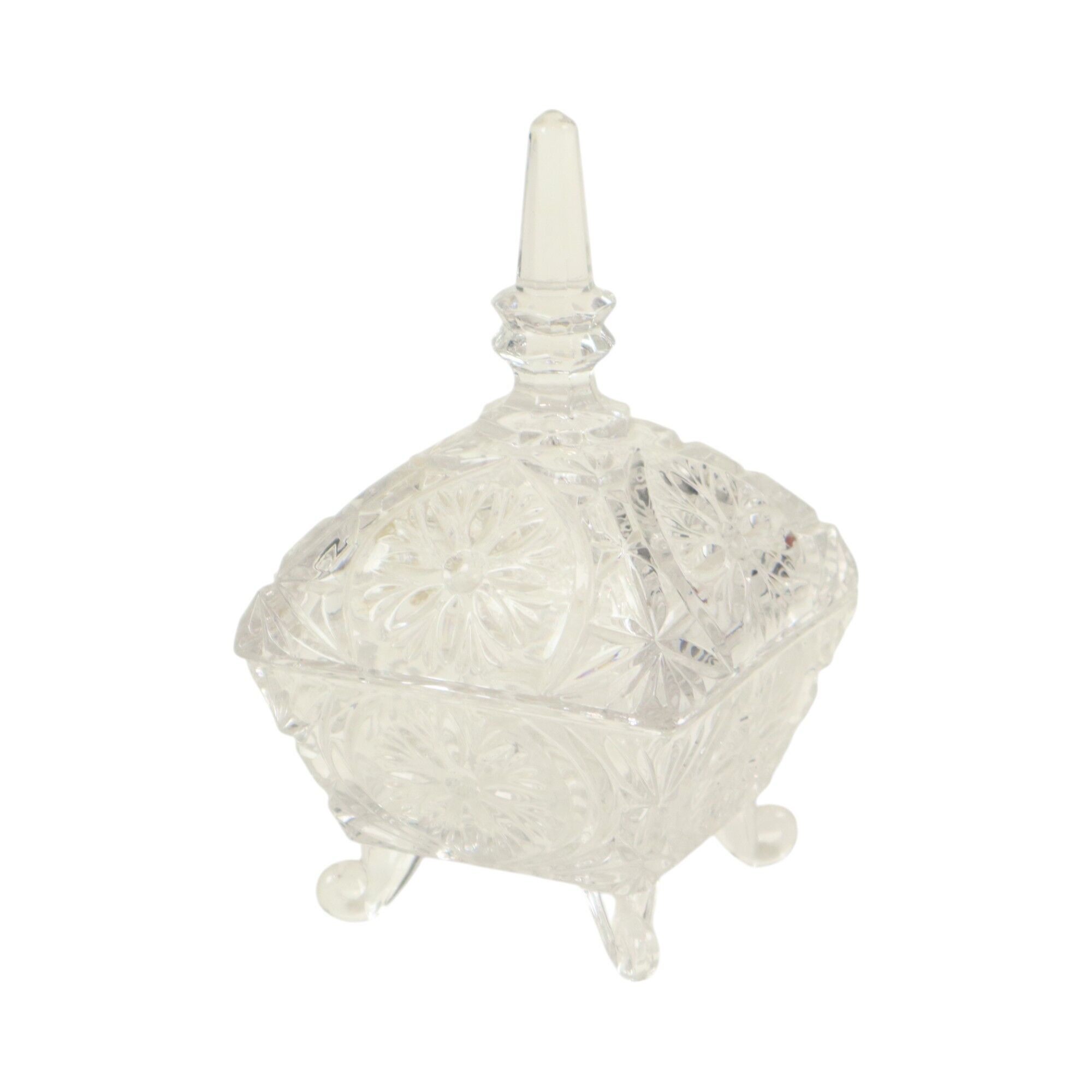 Vintage Crystal Bonbonniere Candy Dish West Germany