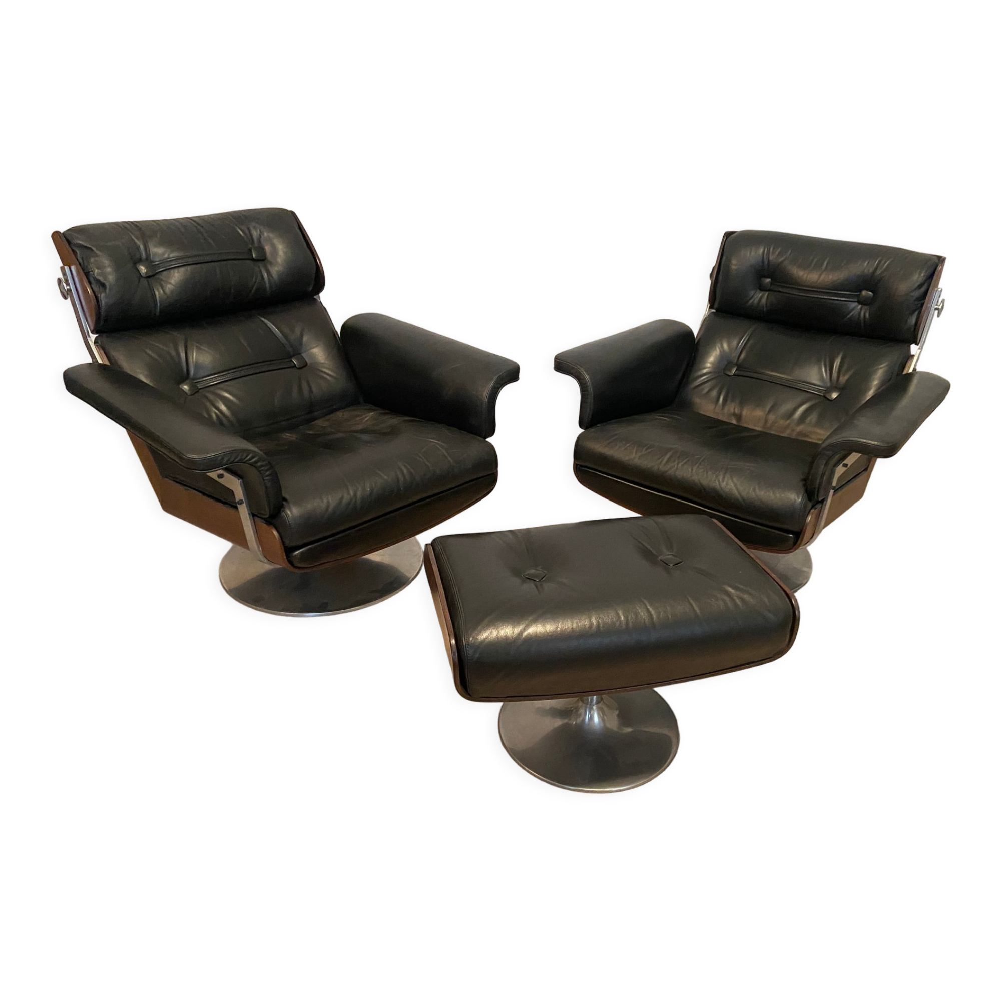 Set of Italian armchairs, 1960s