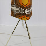 Very rare rocket floor lamp from the 70s, tripod, psychedelic