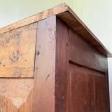 Jam cabinet, folk art furniture, oak, 19th century