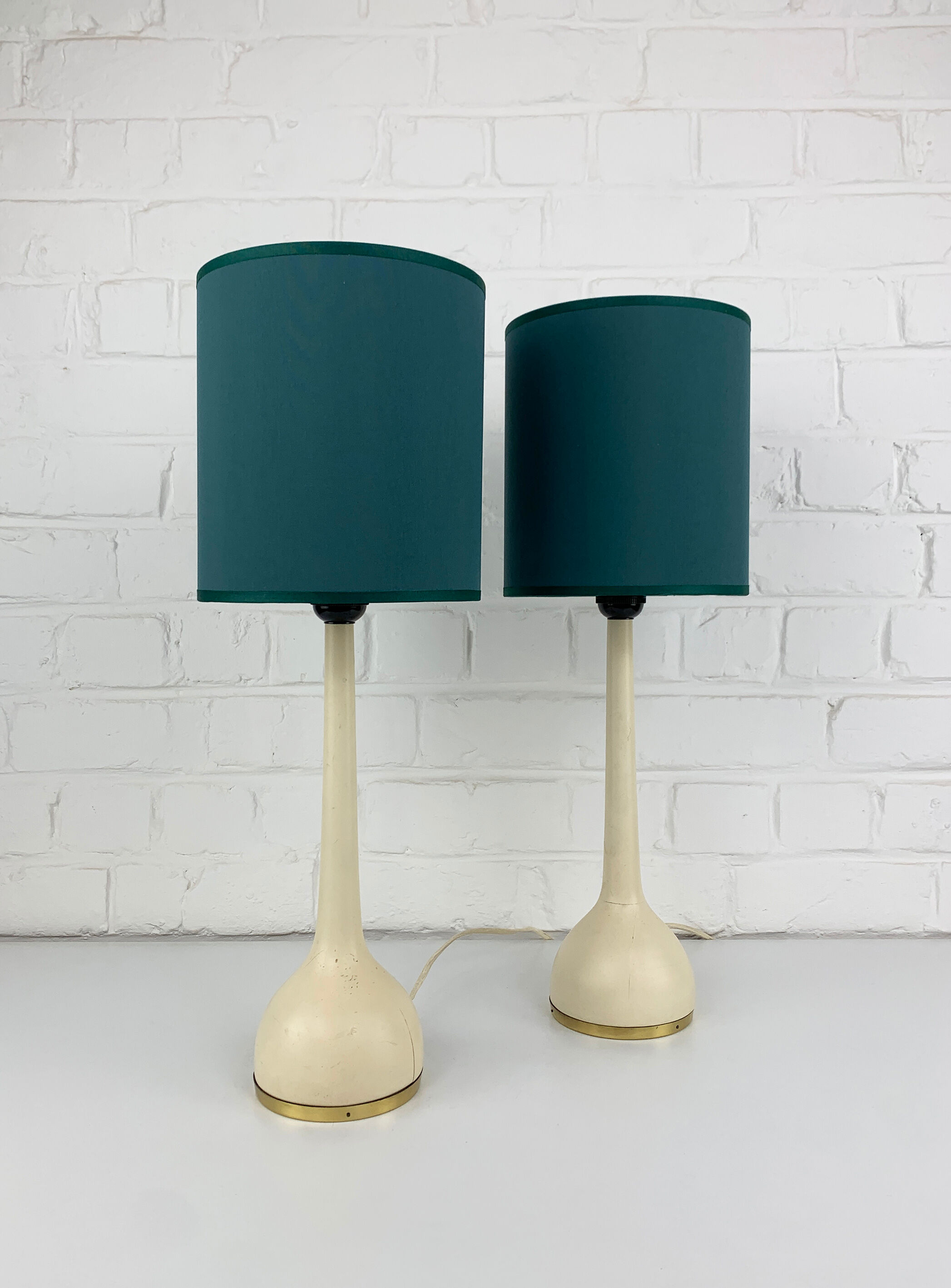 Pair of Scandinavian table lamps B44 Hans-Agne Jakobsson, Markaryd Sweden, 1960