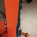 Trimphone sixties mod phone with push button (orange)