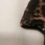 Set of 7 fish-shaped plates signed MARIUS GIUGE circa 1970