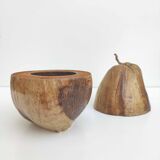 Vintage coconut ice bucket