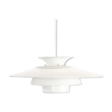 Suspension lamp Danish white design 1970