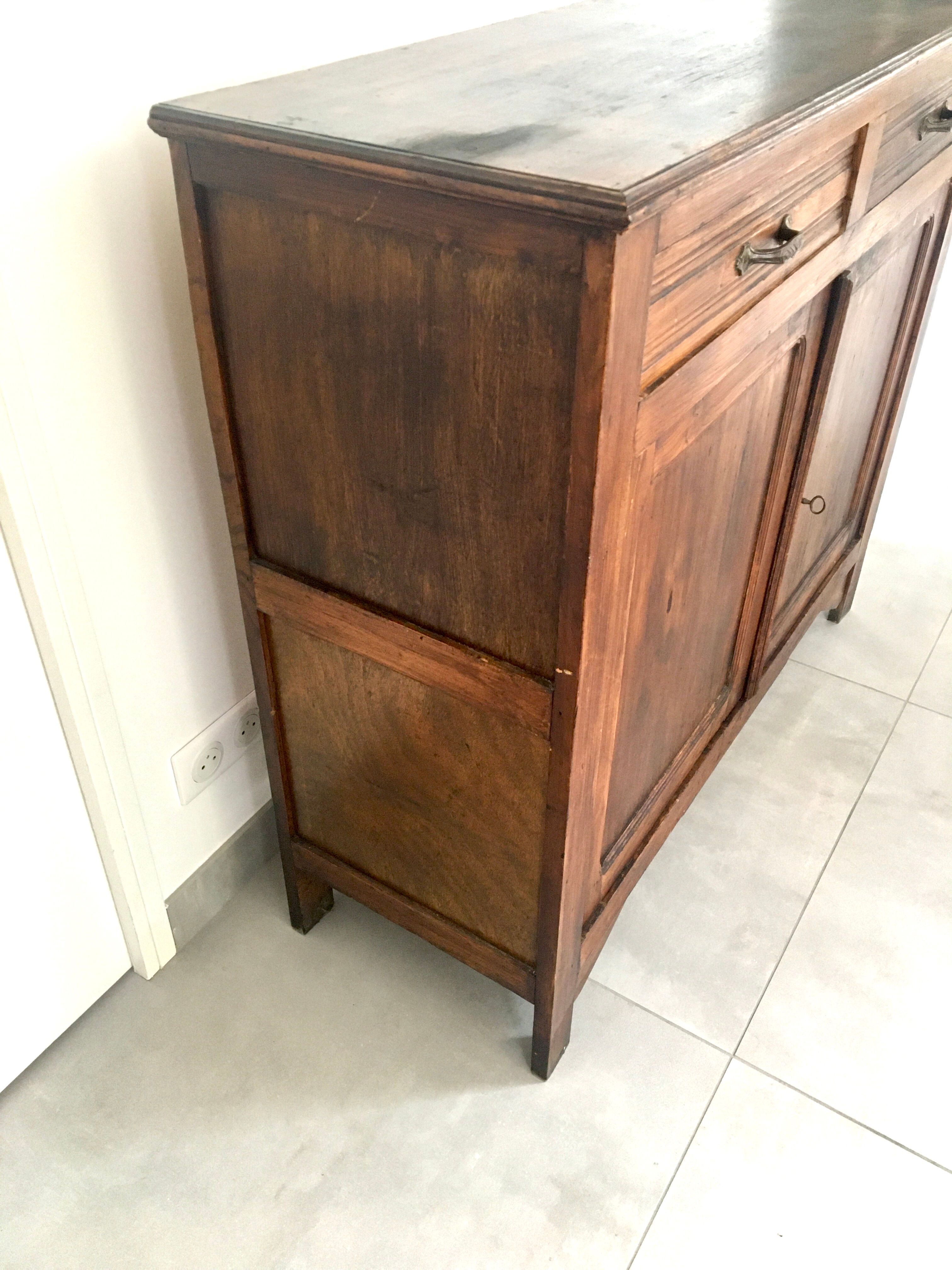 Parisian buffet old solid wood