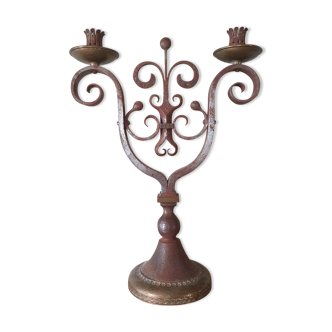 2-branched metal candlestick