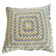 Vintage crochet cushion