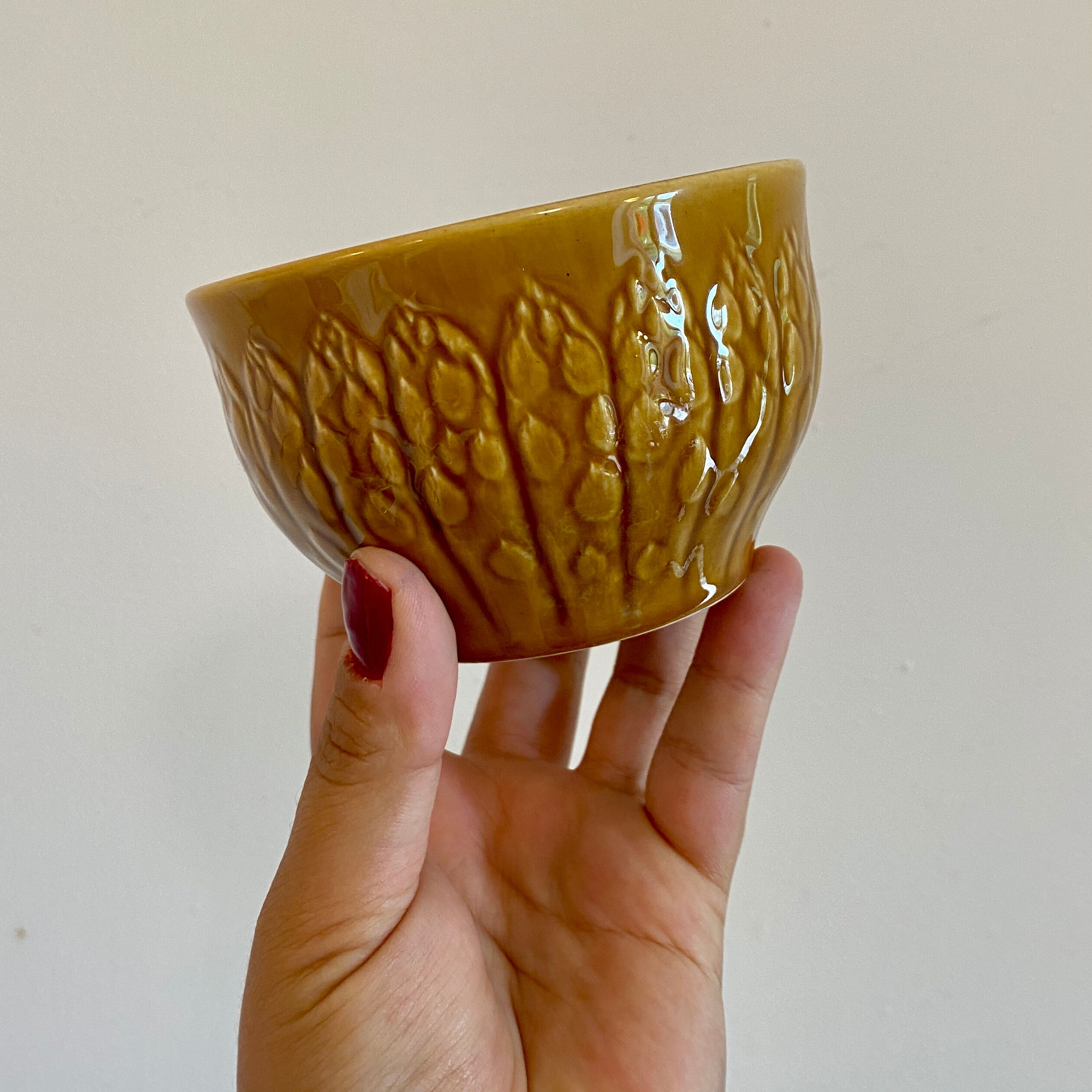 Vintage asparagus service from Gien