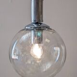 Glass ball pendant light by See Delmas, France circa 1970
