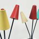 Set of two colorful table lamps