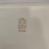 Lot of 2 bowls and 4 dishes or plates Gien model arrows 1970