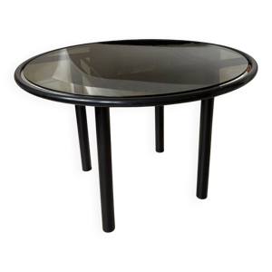 Table ronde verre et