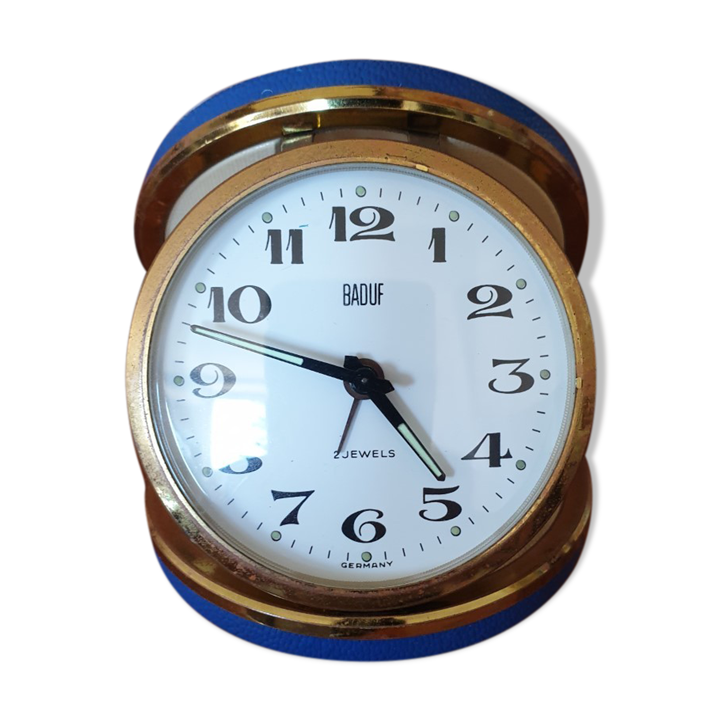 Vintage travel alarm clock