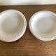 Set de 8 assiettes creuses Festons de Pierre Motton pour Gien 1970