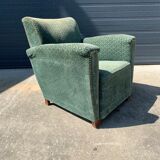 Velvet club chair