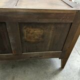 Curved and inlaid chest of drawers, Louis XV style, late 19th-early 20th century