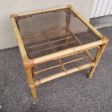Table basse rotin