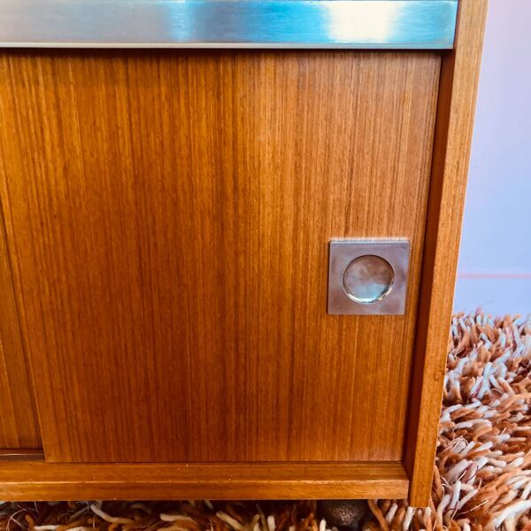 Cabinet à disques vintage, années 1960/1970, France