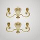 Pair of wall lights from the 1950s by Maison Arlus.